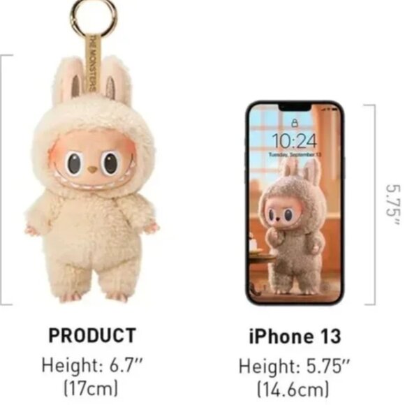 Authentic Pop Mart The Monsters Exciting Macaron Sesame Bean Gray Labubu… - Picture 6 of 12